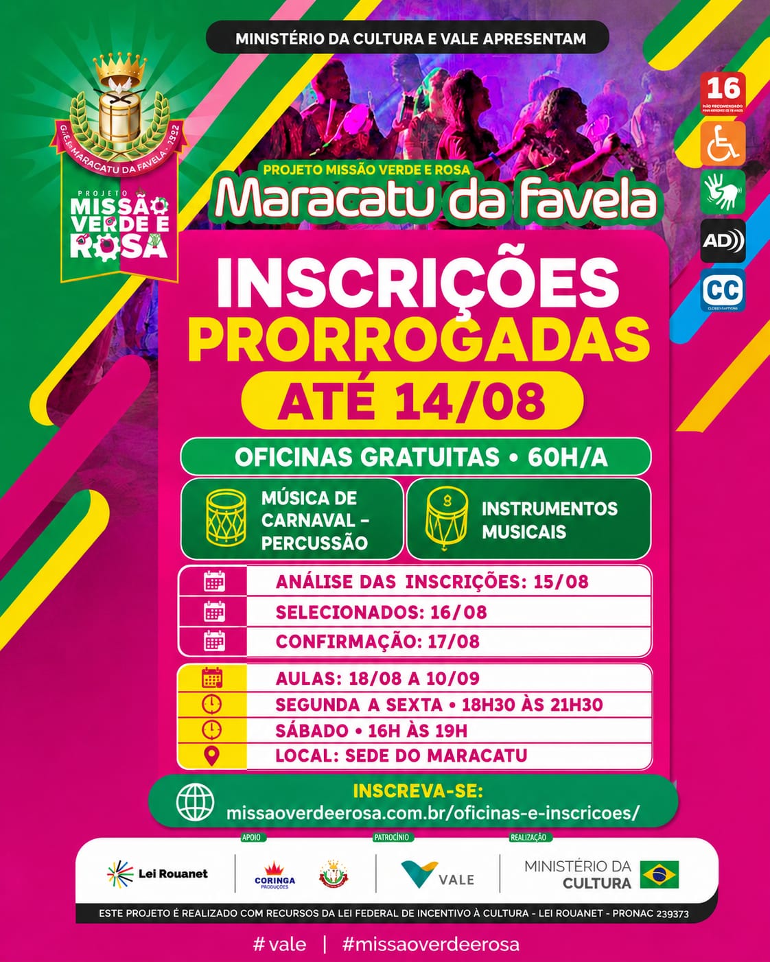 Inscrição — Instrumentos Musicais